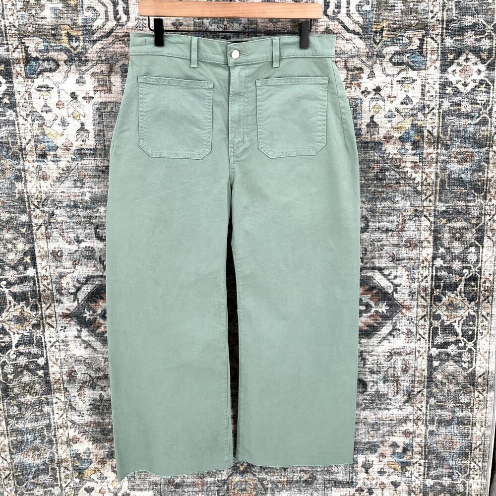 Veronica Beard Green Ankle & Cropped Jeans